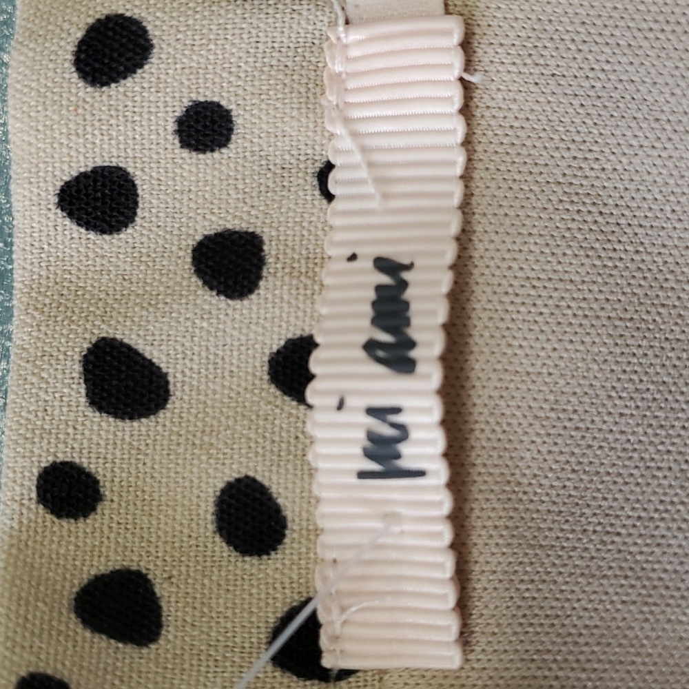 Francesca jai ami, Y2K XS mini skirt. Ivory with black dots. Back zipper XS. - Picture 5 of 11